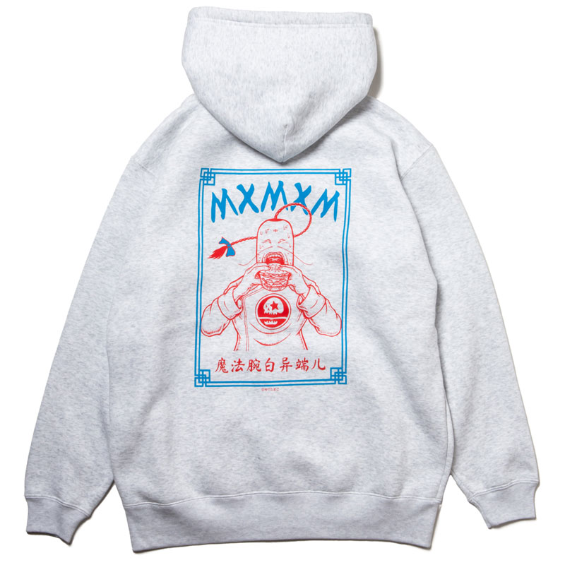 【Lサイズ ラスト1点】送料無料 マジカルモッシュミスフィッツ MAGICAL MOSH MISFITS キン肉マン x MxMxM “ラーメンマンチーズ” ZIP HOODIE(BLUE)マジカルモッシュミスフィッツジップパーカー MAGICAL MOSH MISFITSジップパーカー キン肉マンコラボ ラーメンマン 3