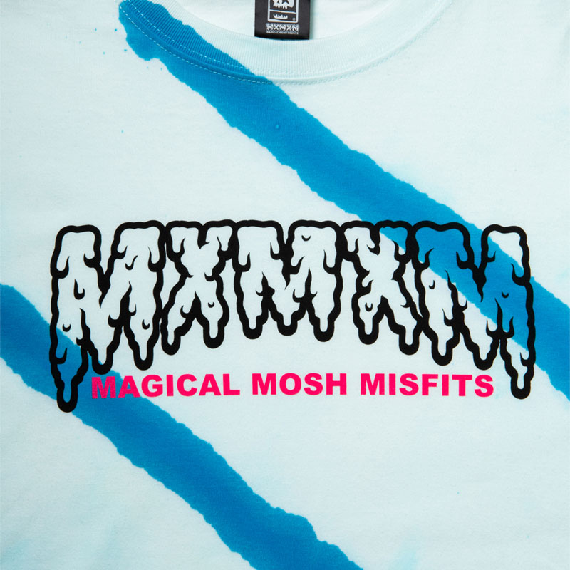 【Lサイズ ラスト1点】マジカルモッシュミスフィッツ MAGICAL MOSH MISFITS TIE “DYE” MOSH MISFITS LONG TEE(WHITE)マジカルモッシュミスフィッツロンT MAGICAL MOSH MISFITSロンT タイダイ 2