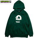 マジカルモッシュミスフィッツ MAGICAL MOSH MISFITS MxMxM DOKURO HOODIE(グリーン GREEN)マジカルパーカ マモミパーカ マジカルフーディー マモミフーディー MXMXMスウェット ドクロ 蓄光