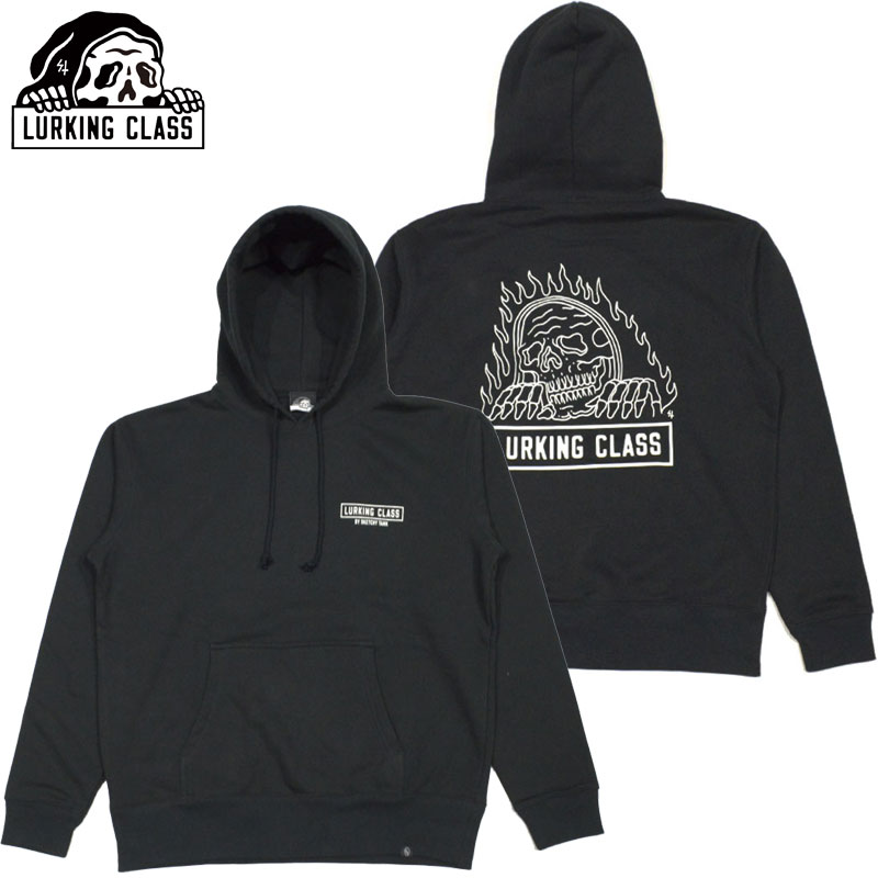 [LONX LURKING CLASS FLAMES HOOD(ubN  BLACK)[LONXp[J LURKING CLASSp[J [LONXvI[o[ LURKING CLASSvI[o[.