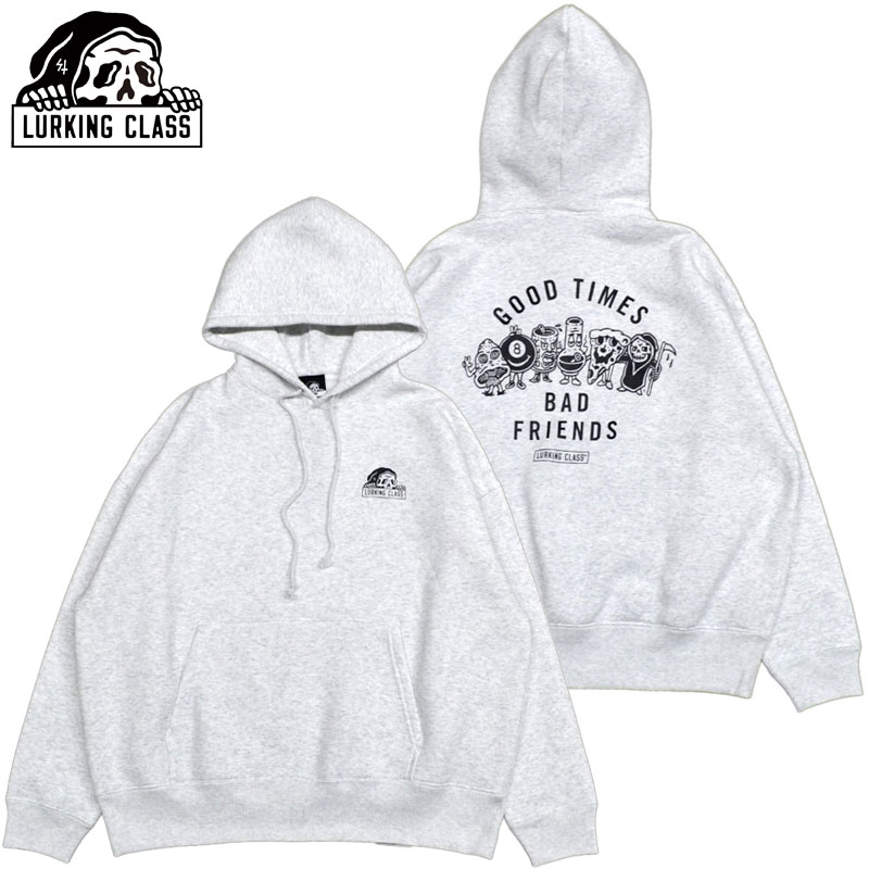  [LONX LURKING CLASS GOOD TIME 2 BIG SILHOUETTE HOODIE(O[ ASH GRAY)[LONXp[J LURKING CLASSp[J [LONXvI[o[ LURKING CLASSvI[o[ XEFbg rbOVGbg