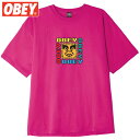 オベイ OBEY OBEY DEVIANT DEVICE TEE(ピンク MAGENTA)オベイTシャツ OBEYTシャツ オベイ半袖 OBEY半袖