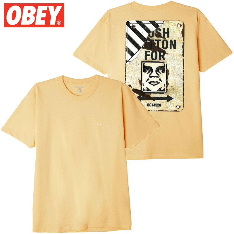 yXXLTCY Xg1_zIxC OBEY CROSSWALK SIGN TEE(CROISSANT)IxCTVc OBEYTVc IxC OBEY