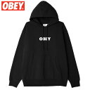 オベイ OBEY OBEY BOLD HOOD(ブラック 黒 BLACK)オベイパーカ OBEYパーカ オベイフーディー OBEYフーディー オベイスウェット OBEYスウェット