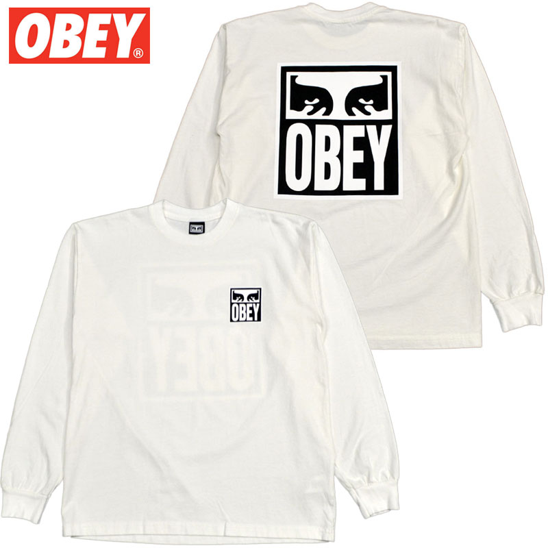 yMTCY Xg1_zIxC OBEY OBEY EYES ICON 2 LONGSLEEVE TEE(zCg  WHITE)IxCT OBEYT IxCOTVc OBEYOTVc IxCeB[ OBEYeB[