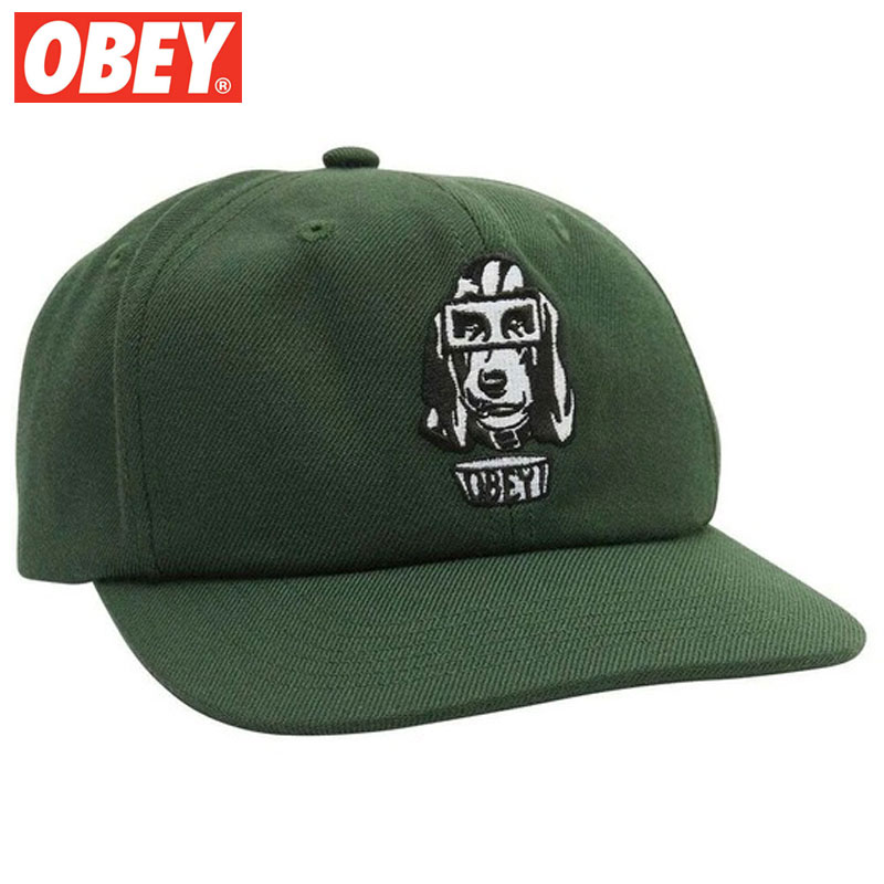 オーベイ 【ラスト1点】オベイ OBEY OBEY DAWG 6 PANEL CLASSIC SNAPBACK(グリーン 緑 DARK CEDAR)オベイキャップ OBEYキャップ オベイ帽子 OBEY帽子 オベイスナップバック OBEYスナップバック