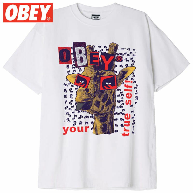 IxC OBEY OBEY YOUR TRUE SELF TEE(zCg  WHITE)IxCTVc OBEYTVc IxCeB[Vc OBEYeB[Vc