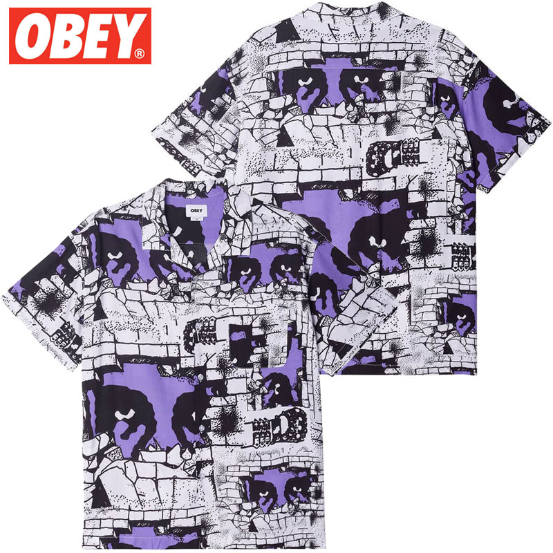  IxC OBEY DETECTOR WOVEN(zCg  WHITE MULTI)IxCVc OBEYVc IxCVc OBEYVc 