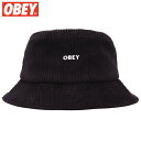 IxC OBEY BOLD CORD BUCKET HAT(ubN  BLACK)IxCnbg OBEYnbg IxCoPbgnbg OBEYoPbgnbg oPn R[fC