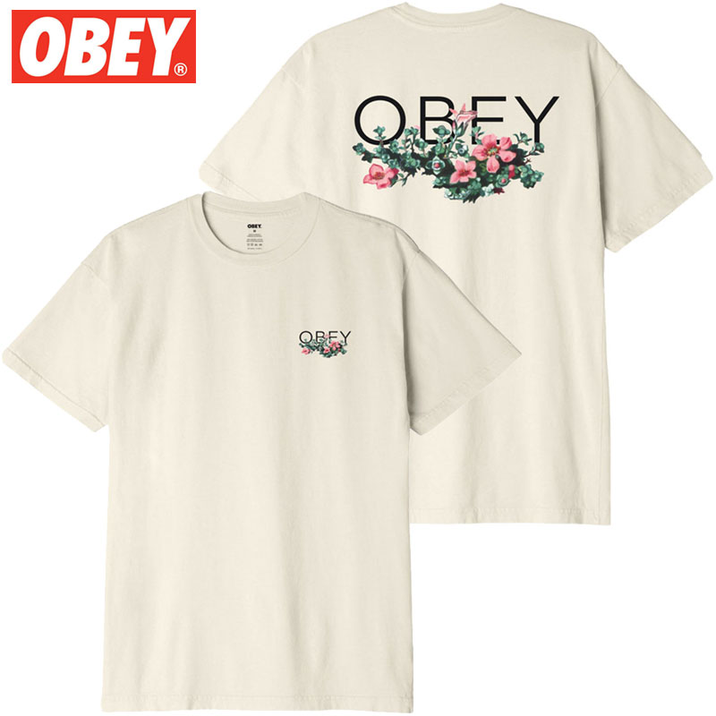 IxC OBEY OBEY LEAVE ME ALONE TEE(SAGO)IxCTVc OBEYTVc IxC OBEY