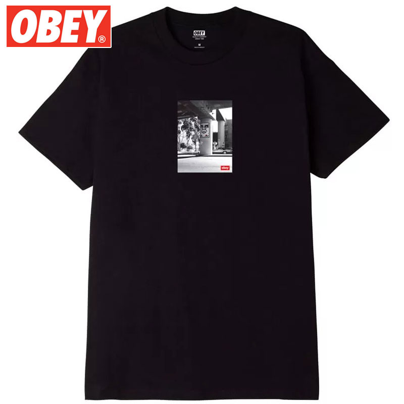 IxC OBEY OBEY URBAN RENEWAL TEE(ubN  BLACK)IxCTVc OBEYTVc IxC OBEY