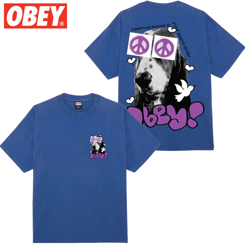 IxC OBEY OBEY PEACE EYES TEE(u[  SURF BLUE)IxCTVc OBEYTVc IxC OBEY