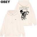 送料無料 オベイ OBEY OBEY DALMATION HOOD ( クリーム UNBLEACHED ) オベイパーカ OBEYパーカ オベイフーディー OBEYフーディー オベイスウェット OBEYスウェット プルオーバー