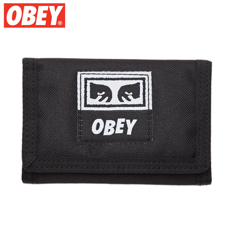 IxC OBEY DROP OUT TRI-FOLD WALLET(ubN  BLACK)IxCTCt OBEYTCt IxCz OBEYz IxCEHbg OBEYEHbg