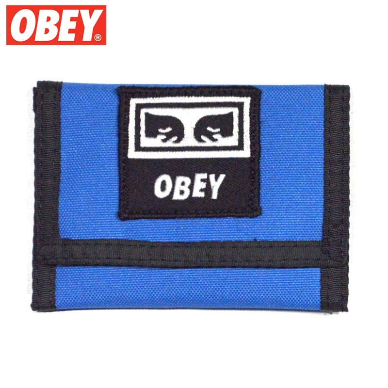 yXg1_zIxC OBEY DROP OUT TRI FOLD WALLET(SKY BLUE)IxCTCt OBEYTCt IxCz OBEYz IxCEHbg OBEYEHbg