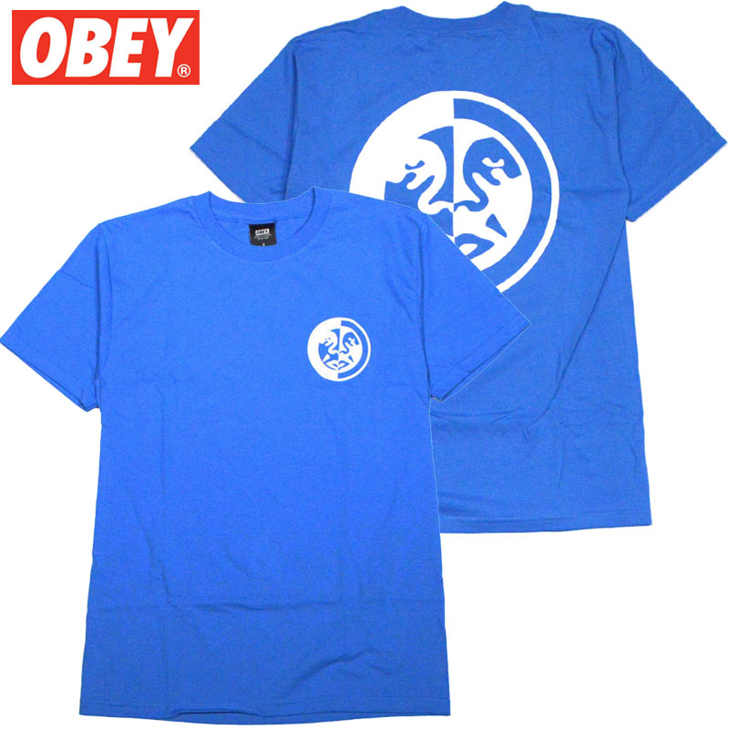 IxC OBEY OBEY SPLIT ICON BASIC TEES(SKY BLUE)IxCTVc OBEYTVc IxC OBEY.