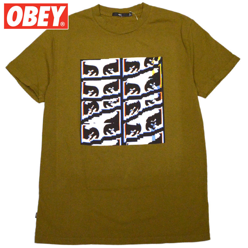 IxC OBEY GLITCH BASIC PIGMENT TEE(DUSTY TAPENADE)IxCTVc OBEYTVc IxC OBEY.