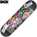 【ラスト1点】ディージーケー DGK CREW DECK(MULTI)ディージーケーデッキ DGKデッキ ディージーケースケートボード DGKスケートボード ディージーケースボー DGKスケボー その1