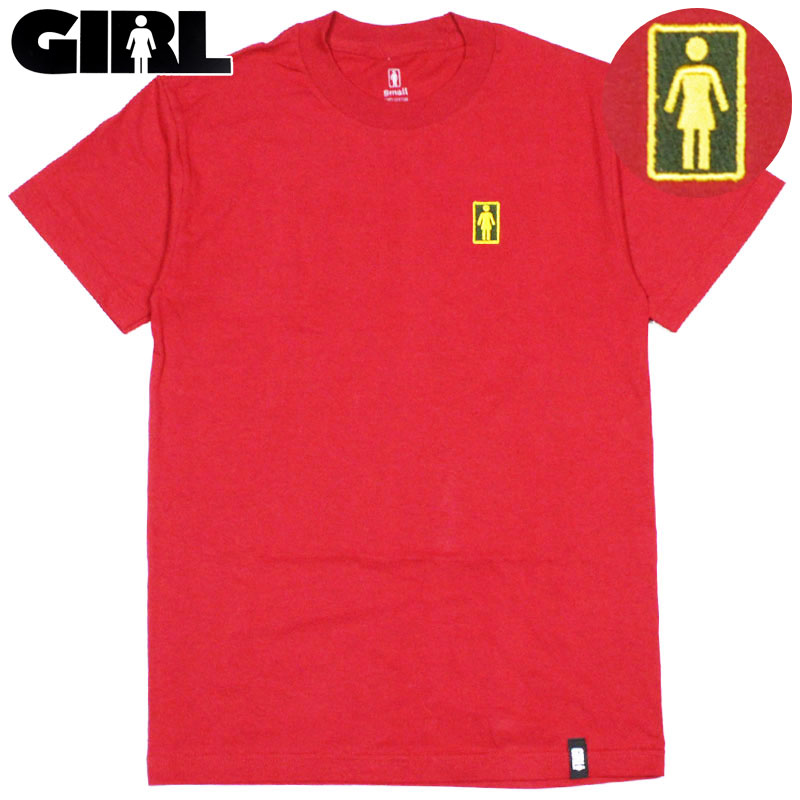 K[ GIRL OG EMBROIDERED TEE(CARDINAL)K[TVc GIRLTVc K[ GIRL.