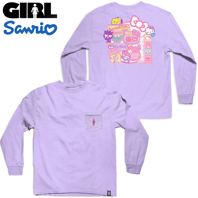 yXLTCY Xg1_zK[ GIRL x SANRIO SANRIO RESTARRANT L/S(ORCHID)K[T GIRLT K[OX[u GIRLOX[u GIRL K[ TIR{