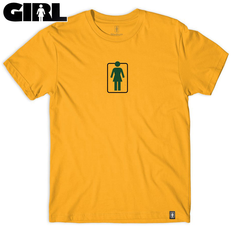 楽天WARP WEB SHOP 楽天市場店【Mサイズ ラスト1点】ガール GIRL UNBOXED TEE（GOLD）ガールTシャツ GIRLTシャツ ガール半袖 GIRL半袖