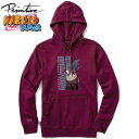 プリミティブ PRIMITIVE x NARUTO疾風伝 ITACHI SHARIGAN HOOD(バーガンディ BURGUNDY)プリミティブパーカ PRIMITIVEパーカ プリミティブ長袖 PRIMITIVE長袖 ナルトコラボ