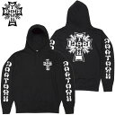 ドッグタウン DOGTOWN DT0105001S PULLOVER(ブラック 黒 BLACK/WHITE)ドッグタウンパーカ DOGTOWNパーカ ドッグタウンプルオーバー DOGTOWNプルオーバー