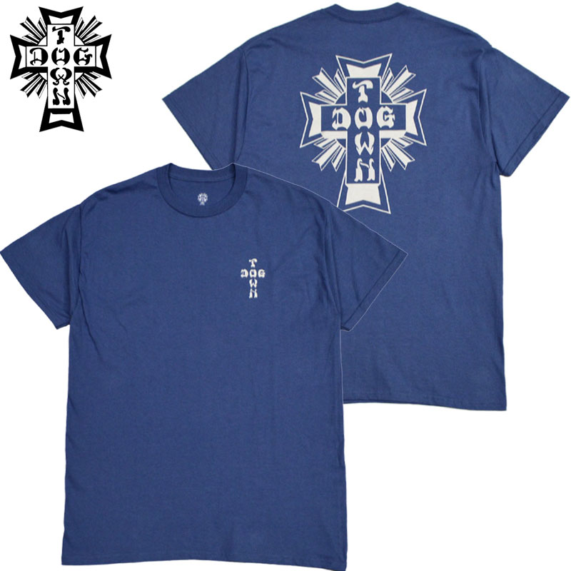 hbO^E DOGTOWN CLOSS LOGO S/S TEE(u[ INDIGO)hbO^ETVc DOGTOWNTVc hbO^EeB[Vc DOGTOWNeB[Vc NXS