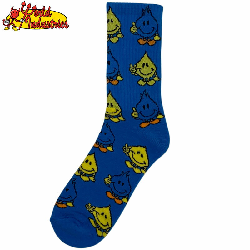 [hC_Xg[Y WORLD INDUSTRIES FLAME BOY WET WILLY SOCKS(u[ BLUE)[hC_Xg[Y\bNX WORLD INDUSTRIES\bNX C