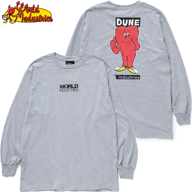 [hC_Xg[Y WORLD INDUSTRIES DUNE LONG SLEEVE TSHIRTS(O[ GRAY)[hC_Xg[YT WORLD INDUSTRIEST [hC_Xg[Y WORLD INDUSTRIES