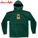 チョコレート CHOCOLATE MOTOR OIL PULLOVER ( ダークグリーン DARK GREEN ) チョコレートパーカ CHOCOLATEパーカ チョコレートプルオーバー CHOCOLATEプルオーバー