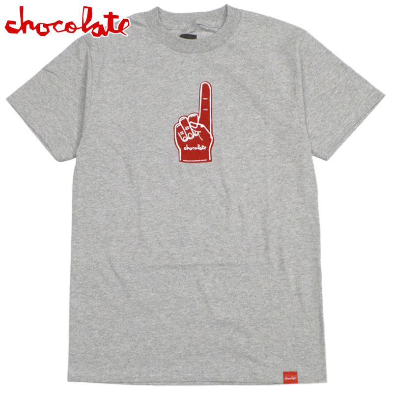 【Sサイズ ラスト1点】チョコレート CHOCOLATE NO.1 TEE(グレー ATHLETIC HEATHER)チョコレートTシャツ CHOCOLATE Tシャツ チョコレート半袖 CHOCOLATE半袖