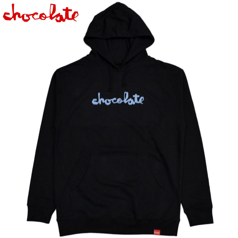 送料無料 チョコレートスケートボード CHOCOLATE SKATEBOARDS CHUNK HOOODIE(ブラック 黒 BLACK)チョコレートパーカ CHOCOLATEパーカ チョコレートプルオーバー CHOCOLATEプルオーバー