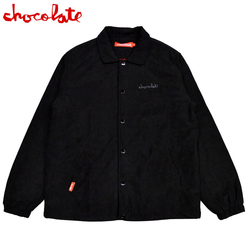 送料無料 チョコレートスケートボード CHOCOLATE SKATEBOARDS CHOCOLATE CORDUROY COACHES JACKET(ブラック 黒 BLACK)チョコレートコーデュロイジャケット CHOCOLATEコーデュロイジャケット チョコレートジャケット CHOCOLATEジャケット コーチジャケット