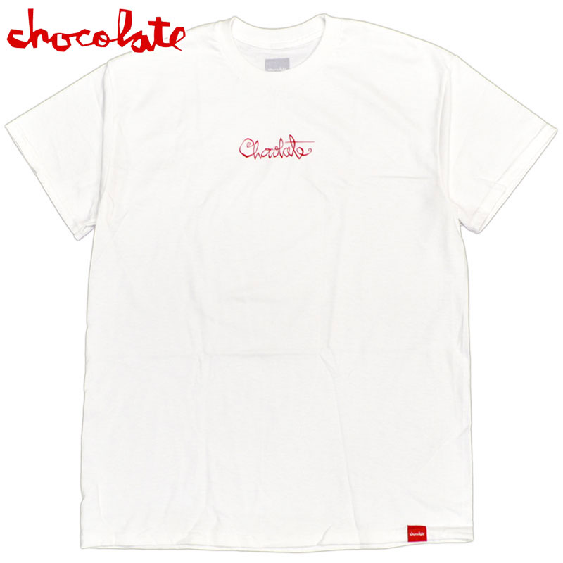 チョコレートスケートボード CHOCOLATE SKATEBOARDS 94 SCRIPT TEE(ホワイト 白 WHITE)チョコレートスケートボードTシャツ CHOCOLATE SKATEBOARDSTシャツ チョコレートスケートボード半袖 CHOCOLATE SKATEBOARDS半袖