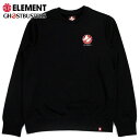 【XLサイズ ラスト1点】エレメント ELEMENT x GHOSTBUSTERS SPECTER CREW(ブラック 黒 BLACK)エレメントスウェット ELEMENTスウェット エレメントトレーナー ELEMENTトレーナー エレメント長袖 ELEMENT長袖 ゴーストバスターズコラボ