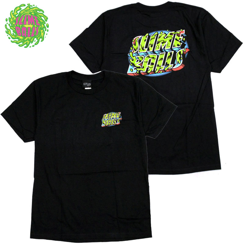 サンタクルーズ SANTA CRUZ スライムボール SLIME BALLS GREETINGS FROM SB TEE(ブラック 黒 BLACK)スライムボールTシャツ SLIME BALLSTシャツ スライムボール半袖 SLIME BALLS半袖