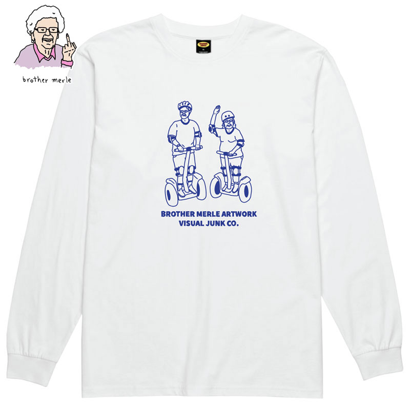 ySTCY Xg1_zuU[}[ BROTHER MERLE SEGWAY LONGSLEEVE TEE(zCg  WHITE)uU[}[T BROTHER MERLET uU[}[OX[u BROTHER MERLEOX[u BROTHER MERLE uU[}[