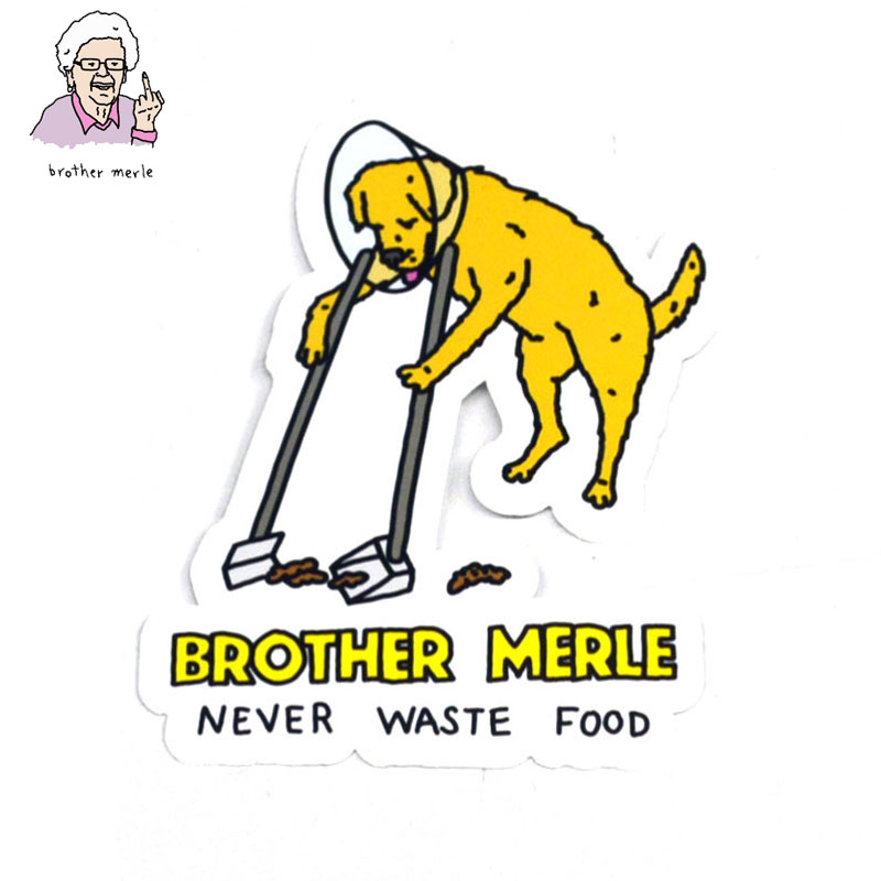 ブラザーマール BROTHER MERLE LE POOP STICKER(MULTI)ブラザーマールステッカー BROTHER MERLEステッカー ブラザーマールシール BROTHER MERLEシールのサムネイル