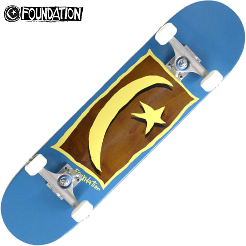 【ラスト1点】ファンデーション FOUNDATION STAR & MOON V2 COMPLETE(ブルー 青 BLUE)ファンデーションコンプリート FOUNDATIONコンプリート ファンデーションスケートボード FOUNDATIONデッキセット スケボー