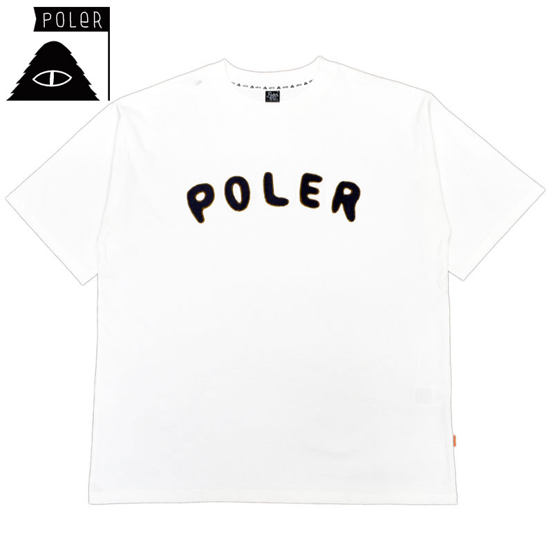 |[[ POLER POLER CHENILL EMB TEE(zCg  WHITE)|[[TVc POLERTVc |[[ POLER