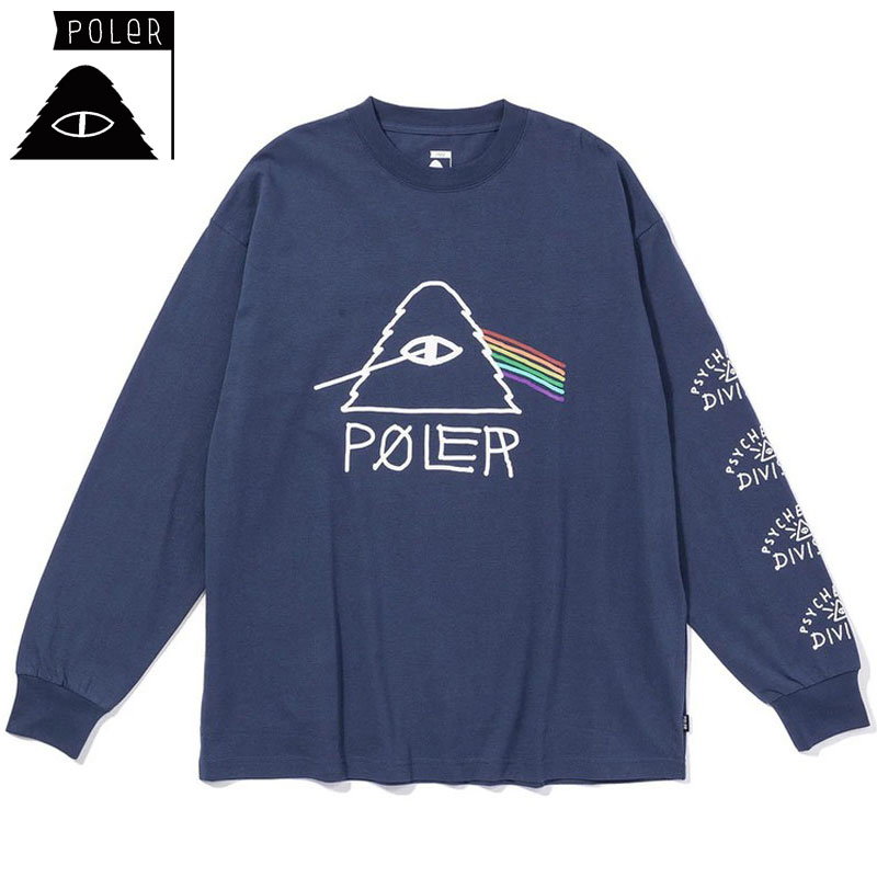 |[[ POLER PSYCHEDELIC RELAX FIT L/S TEE(lCr[ NAVY)|[[T POLERT |[[ POLER