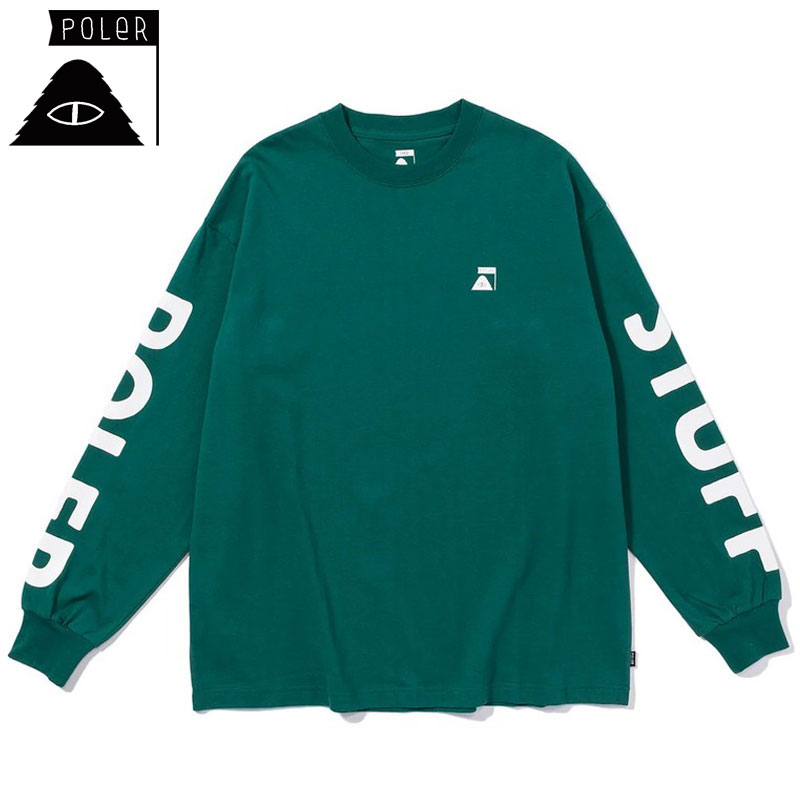 |[[ POLER POLER STUFF RELAX FIT L/S TEE(O[  GREEN)|[[T POLERT |[[ POLER