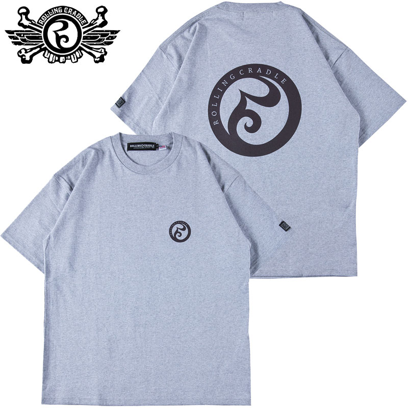 楽天WARP WEB SHOP 楽天市場店ローリングクレイドル ROLLING CRADLE CIRCLE LOGO TEE（グレー GRAY）ローリングクレイドルTシャツ ROLLING CRADLETシャツ ローリングクレイドルティーシャツ ROLLING CRADLEティーシャツ