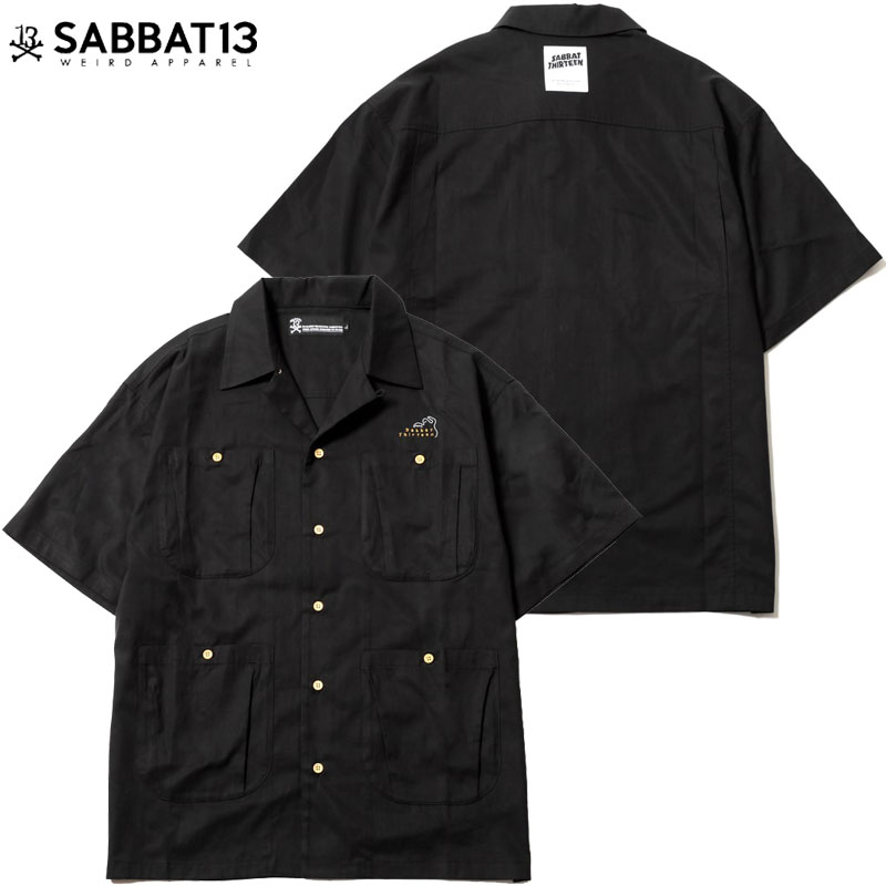  TogT[eB[ SABBAT13 SPOOK CUBA SHIRTS(ubN  BLACK)SABBAT13Vc TogT[eB[Vc SABBAT13L[oVc TogT[eB[L[oVc