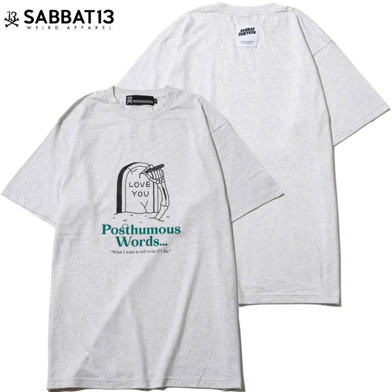 サバトサーティーン SABBAT13 POSTHUMOUS T(OATMEAL)SABBAT13Tシャツ サバトサーティーンティーシャツ SABBAT13ティーシャツ サバト