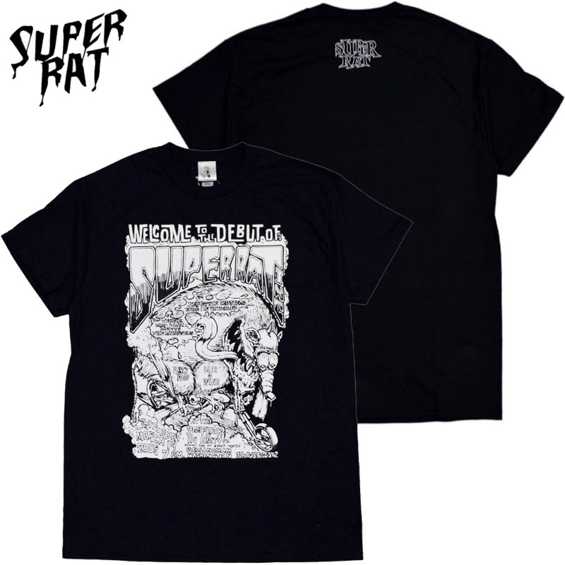 X[p[bg SUPER RAT RAT STYLE CHOPPERS TEE(ubN  BLACK)X[p[bgTVc SUPER RAT TVc eB[Vc nh WARPʒ