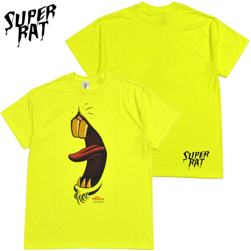 X[p[bg SUPER RAT RAT MOUTH TEE(S[h CG[ GOLD)X[p[bgTVc SUPER RAT TVc eB[Vc nh WARPʒ