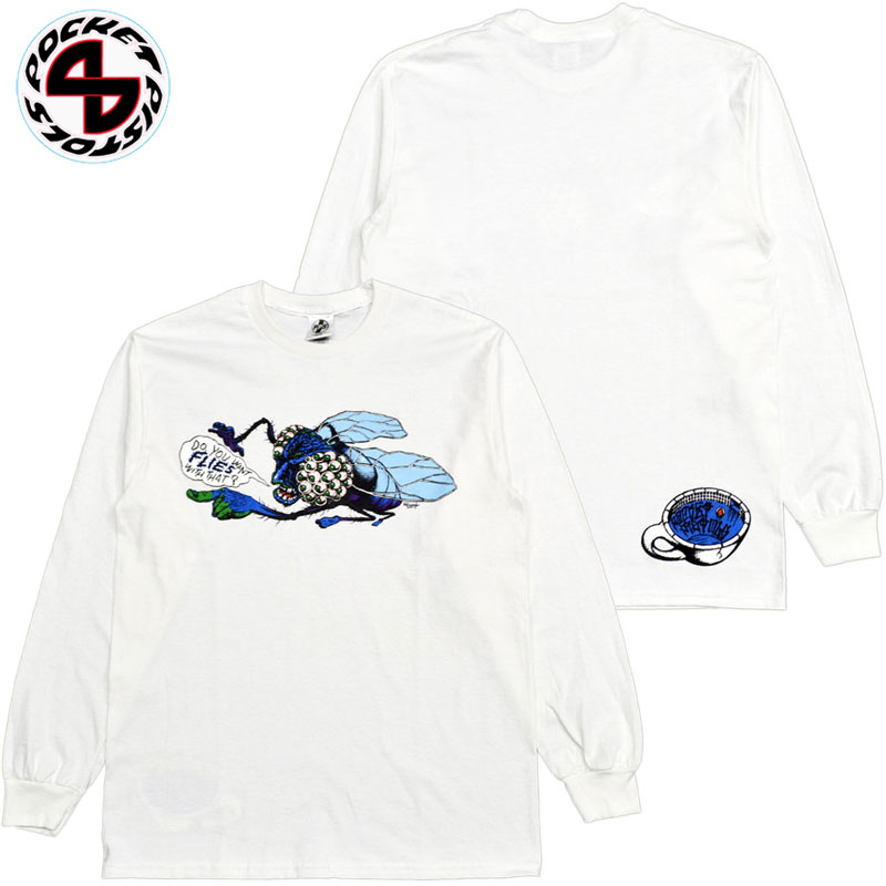 |PbgsXgY POCKET PISTOLS FLY L/S T(zCg  WHITE)|PbgsXgYOTVc POCKET PISTOLSOTVc eB[ T nh WARPʒ