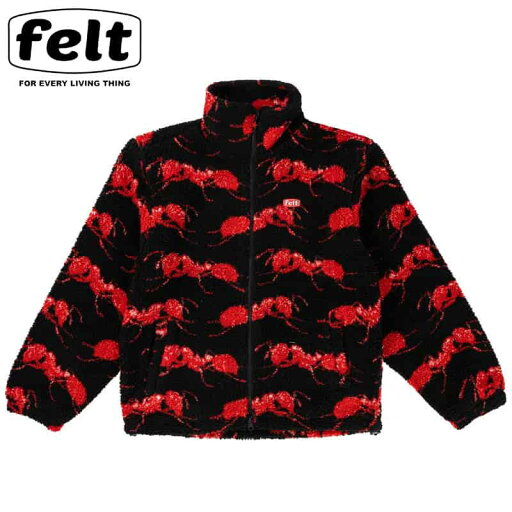 送料無料 フェルト FELT ANT FARM SHERPA JKT ( ブラック 黒 BLACK ) フェルトジャケット FELTジャケット フェルトボアジャケット FELTボアジャケット ロゴ 総柄 アリ 虫 送料無料 フェルト FELT ANT FARM SHERPA JKT ( ブラック 黒 BLACK ) フェルトジャケット FELTジャケット フェルトボアジャケット FELTボアジャケット ロゴ 総柄 アリ 虫